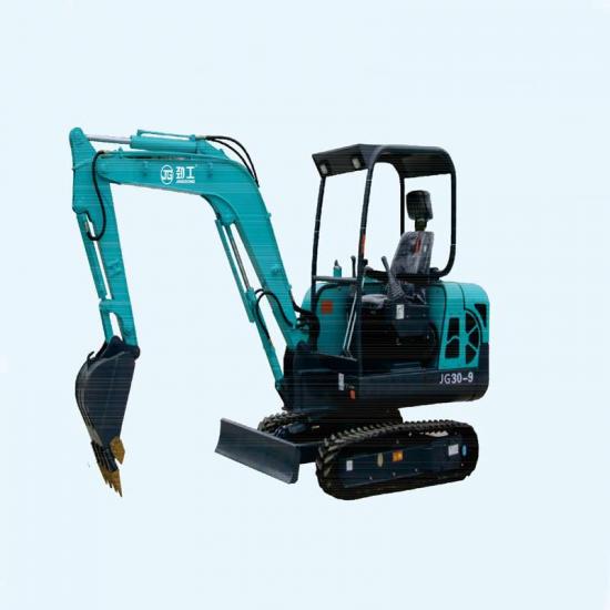 Jing Gong 30L 2.6 ton small crawler excavator with replaceable rubber track
