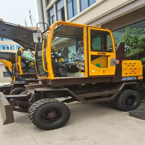 Grapple Excavator with Material Handling Machine