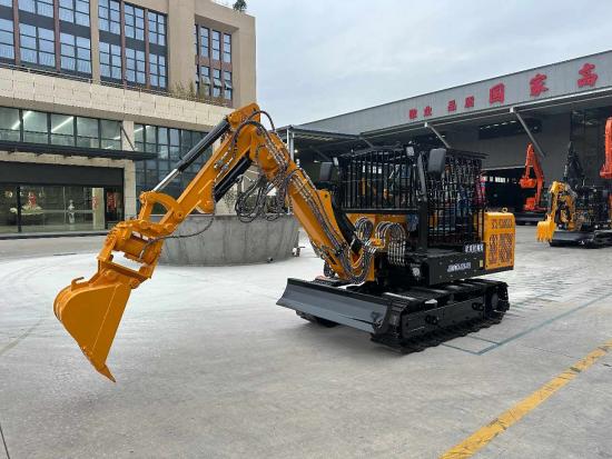 Jinggong KWC4.0/0.12L low profile crawler underground mining machine with extendable boom